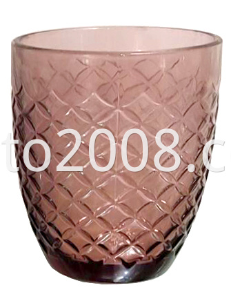 glass tumbler-purple